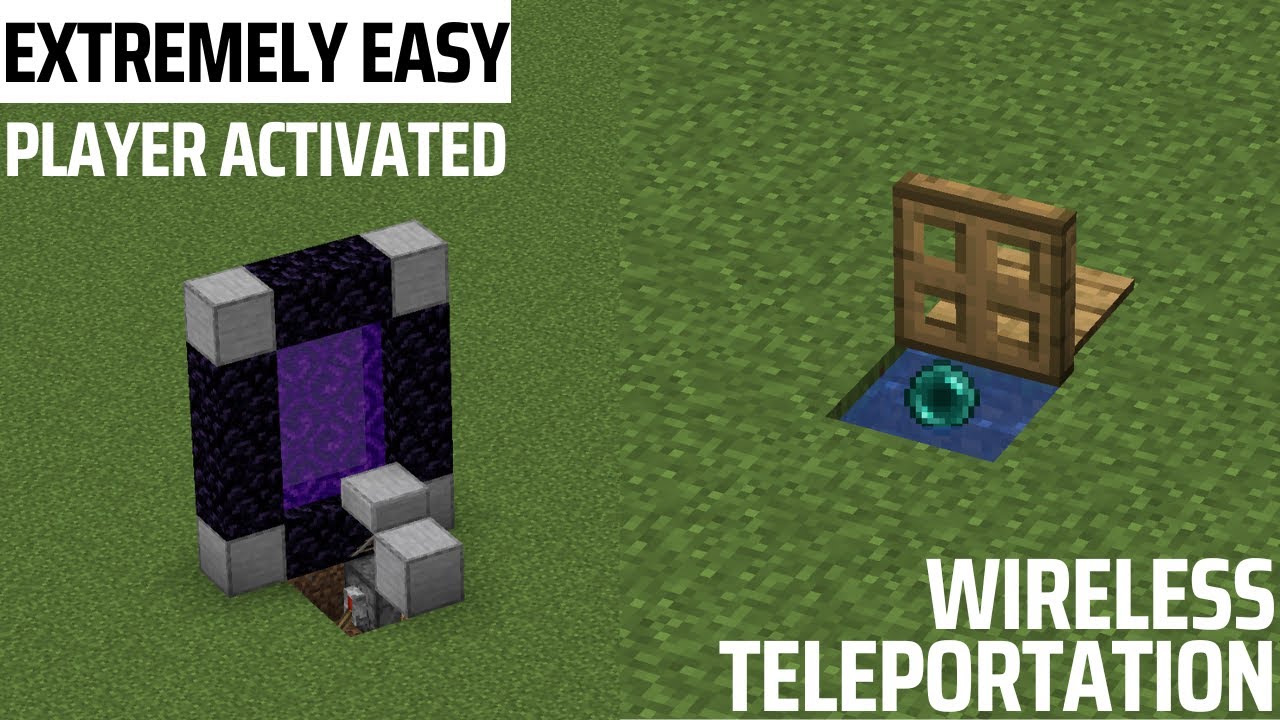 Wireless Teleportation using Fishing Rod | Dark | Minecraft 1.20+