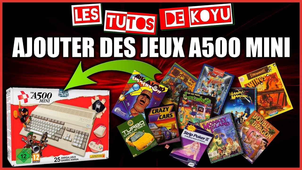 TUTO - AJOUTER DES JEUX DANS SON A500 MINI FACILEMENT - AMIGA 500 - FR