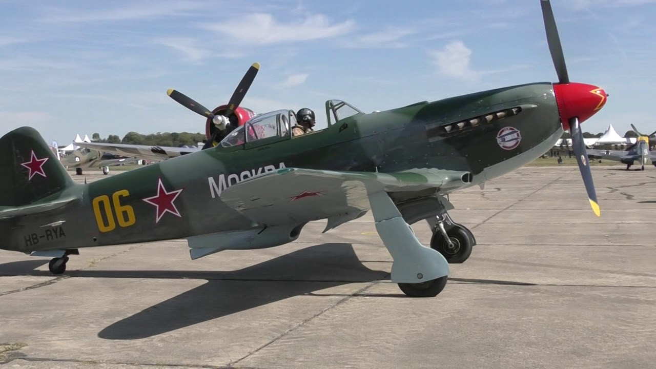 Yak 3,Yak 9 & Yak 11 Melun Villaroche Air Legend 2018