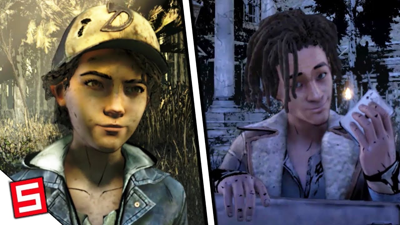 Louis and Clementine All Scenes - Louis & Clem Telltale's The WALKING DEAD Final Season 4 Episode 1