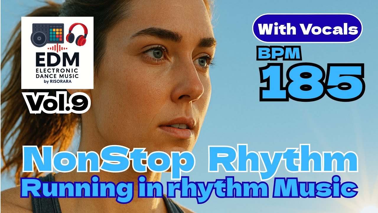 🎶 [185 BPM 185] Running Music Playlist EDM DTM Jogging & Workout cadence 러닝 음악 ランニング 曲 songs