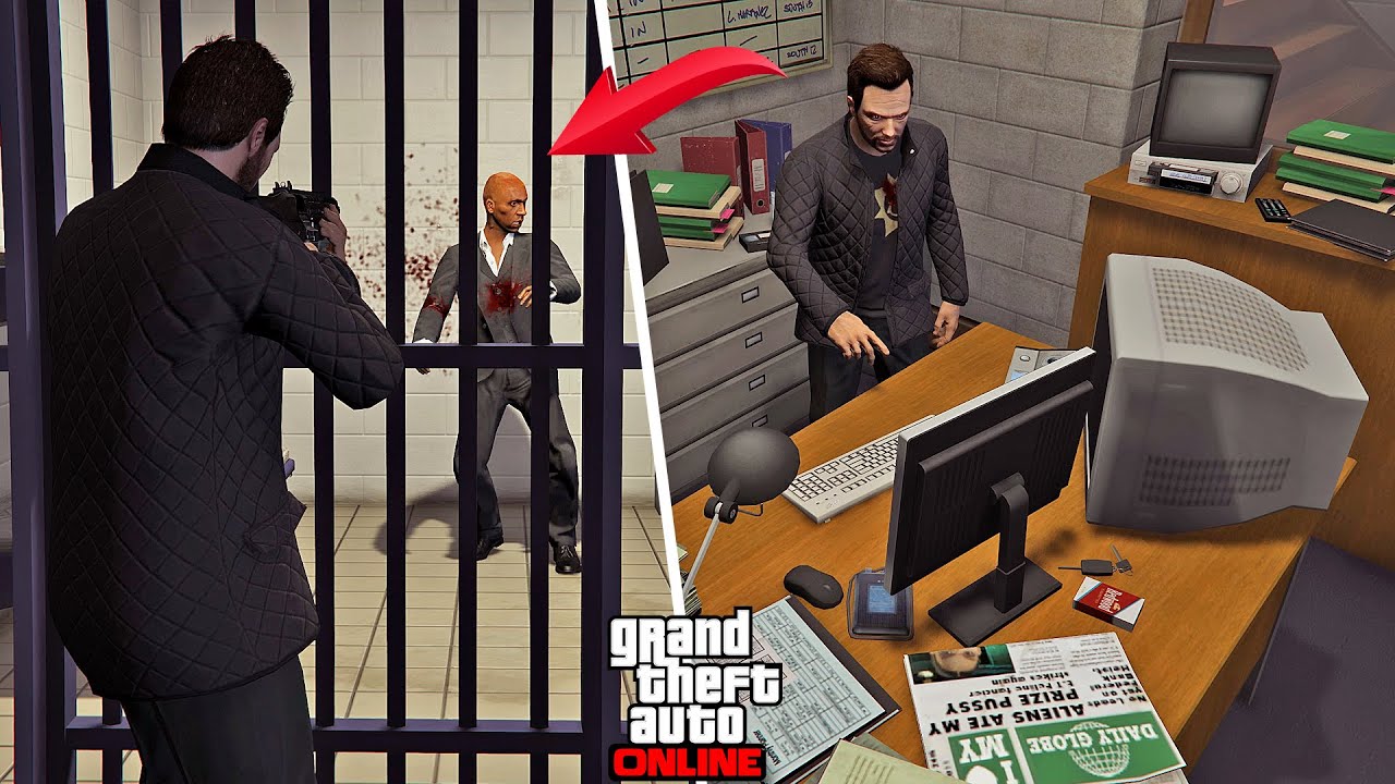 اقتحام مخفر الشرطة وانهاء الهدف في قراند أونلاين | GTA Online: Target Down