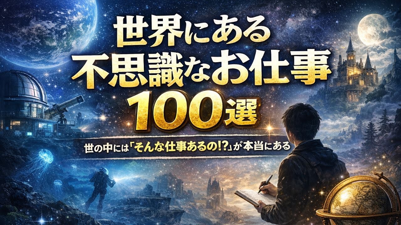 世界にある不思議なお仕事１００選