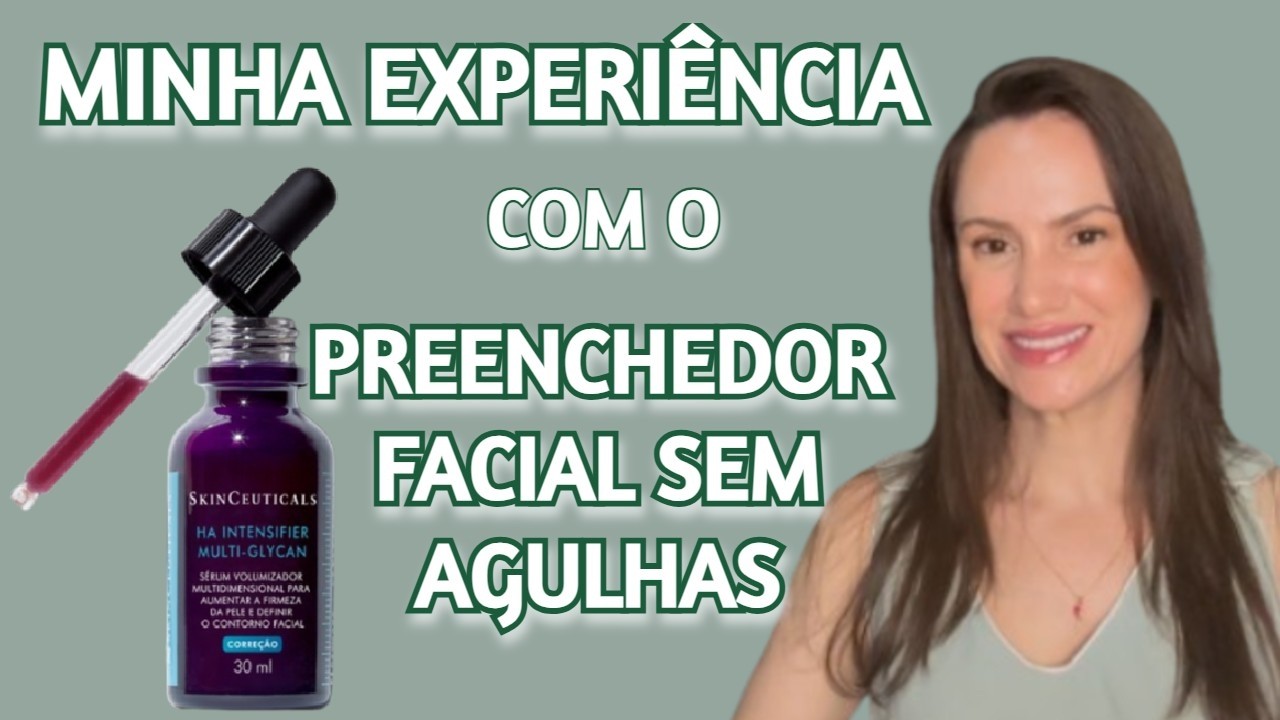 COSMÉTICO com EFEITO PREENCHIMENTO FACIAL em CASA? HA INTENSIFIER MULTI-GLICAN SKINCEUTICALS-RESENHA