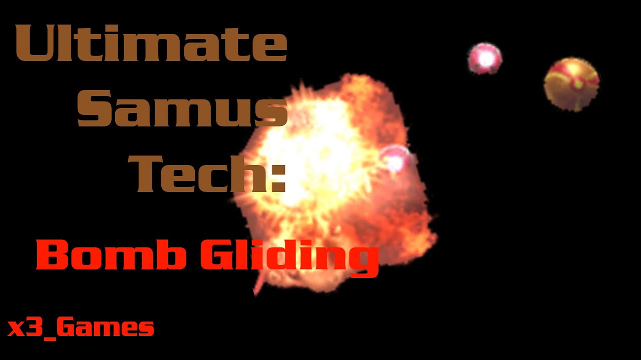 Smash Bros Ultimate - Samus Tech: Bomb Gliding (Horizontal Bomb Jump)