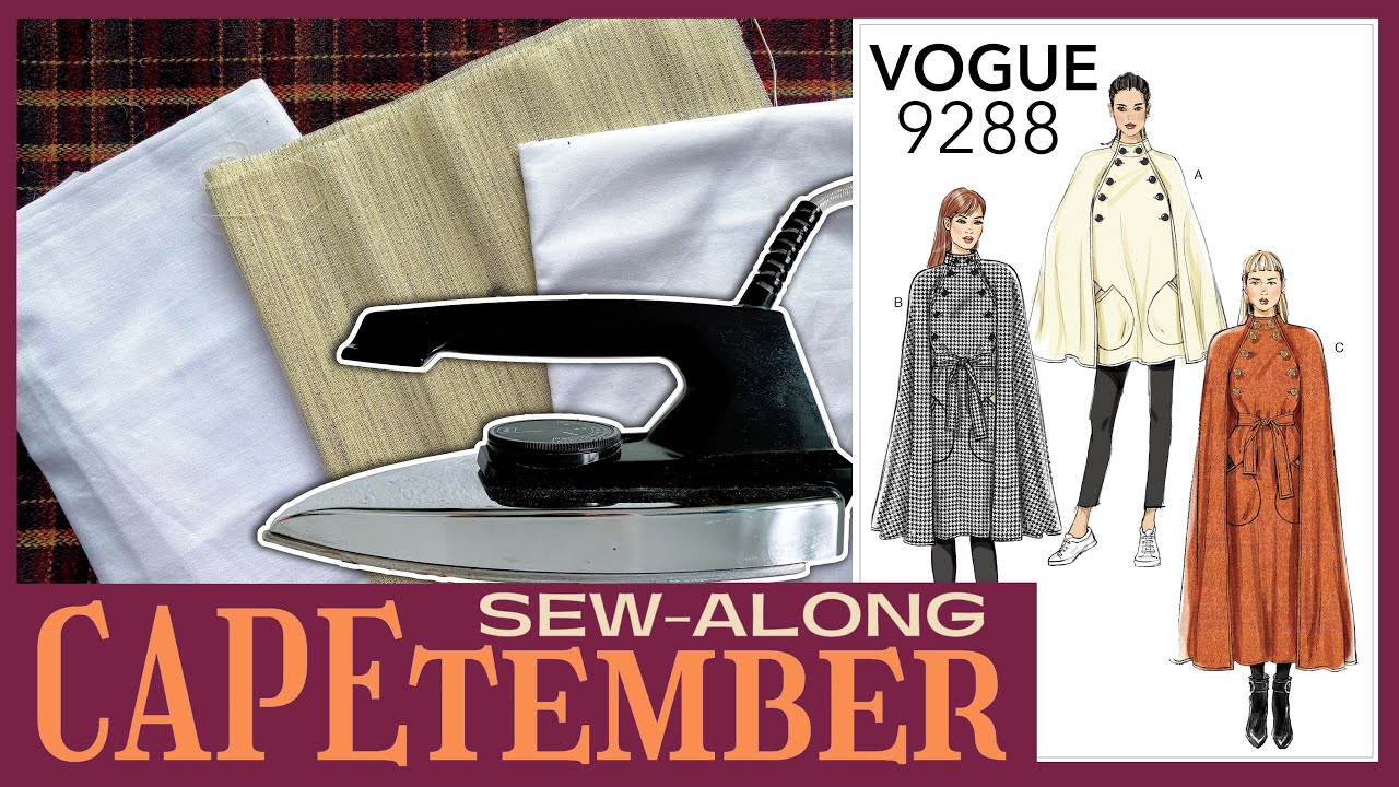 CAPEtember Sew-Along #5: Interfacing and Pad Stitching // Vogue 9288