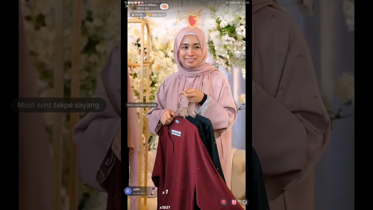 Live Pengantin Baru Fattah Amin & Amira Othman Part 2