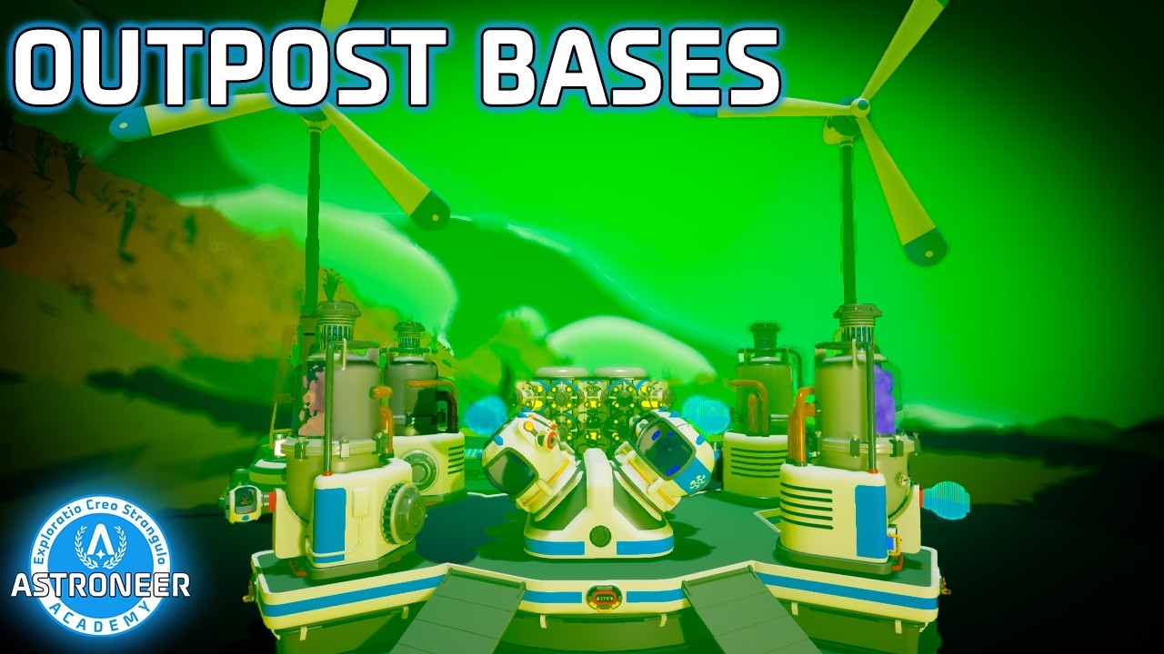 Outpost Bases + Moving & Expanding Your Base | Astroneer Academy 204 Extra
