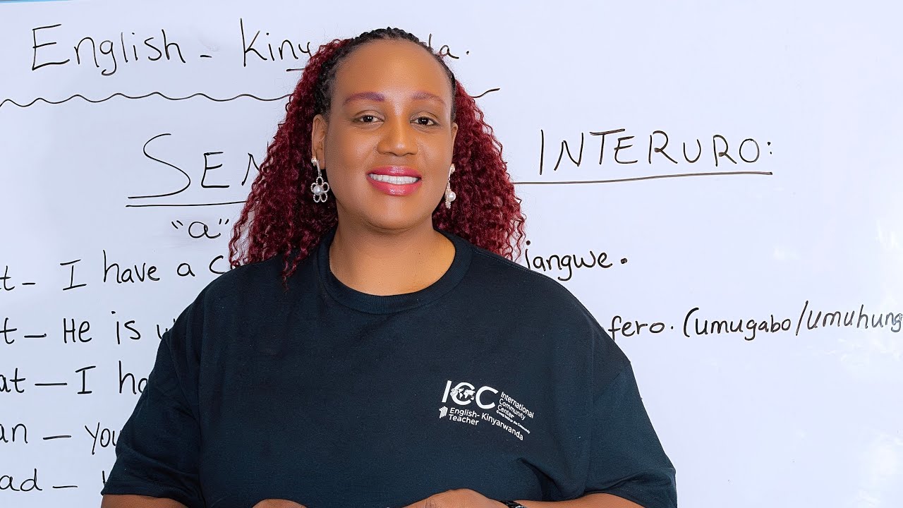 Learn English with teacher Diana lesson 2./ Iga icyongereza na mwalimu Diana.