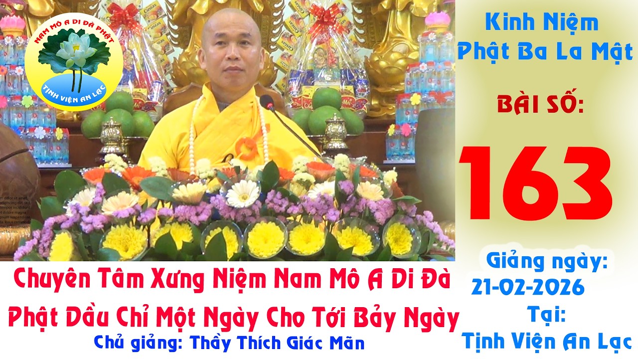 163 Kinh Niệm Phật Ba La Mật Lần 4