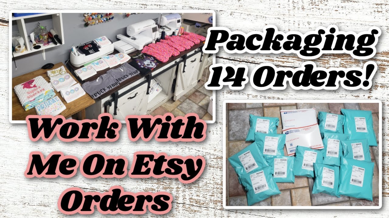 Work With Me & Package Etsy Orders / Running A Success Embroidery Business / Successful Etsy Seller