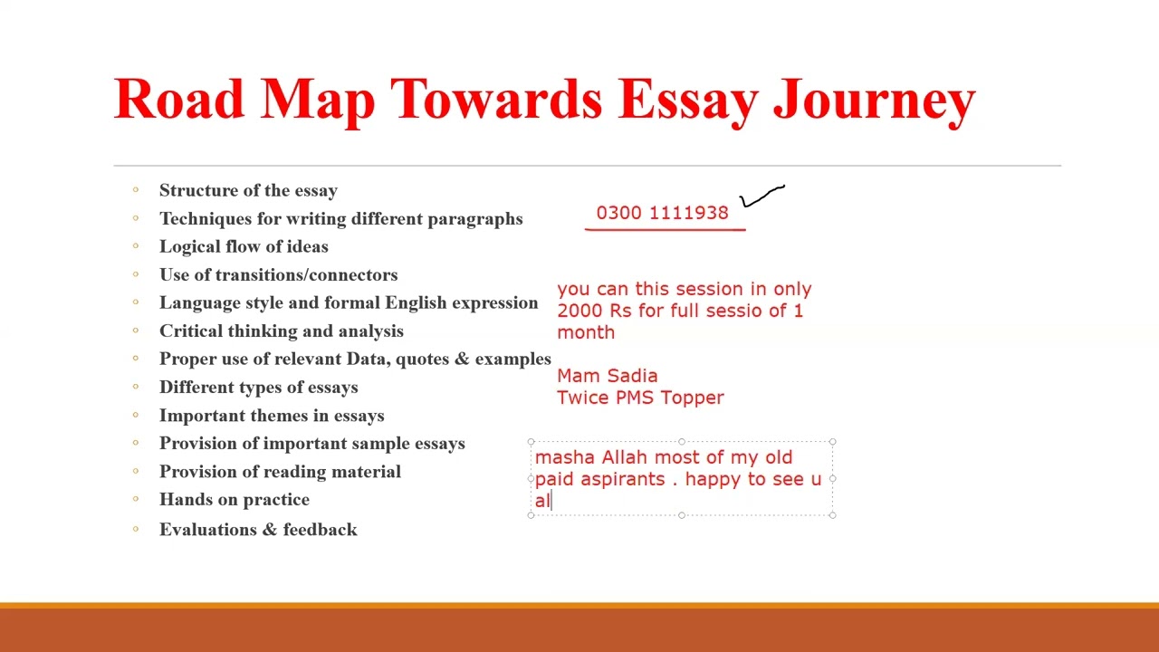 Essay Free guidance Part 2 Mam Sadia Twice PMS Essay Qualifier