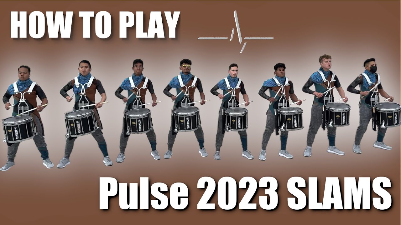 How to play Pulse Percussion 2023 Slams Flam Exercise