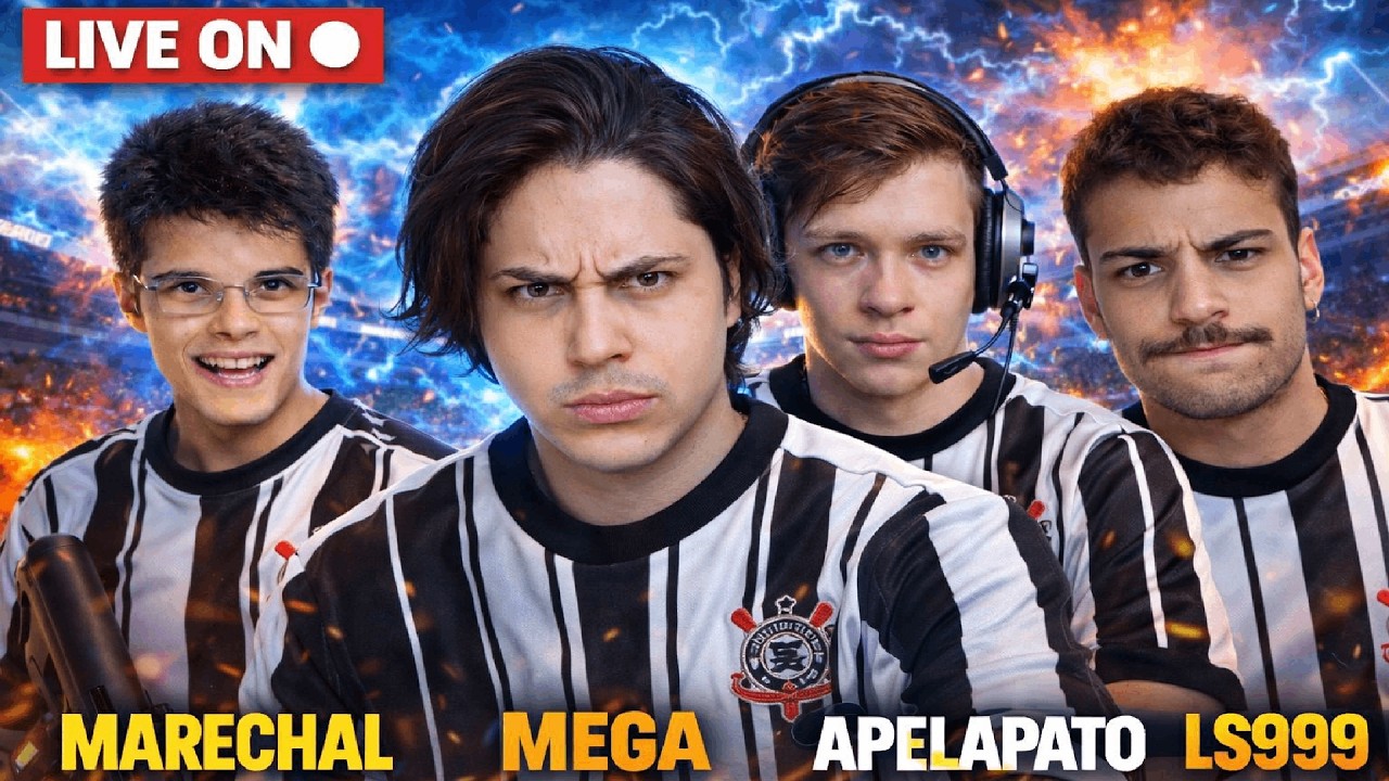 NOVA TEMPORADA RUMO AO TOP 1 GLOBAL!! APELAPATO MEGA FREE FIRE LS AO VIVO