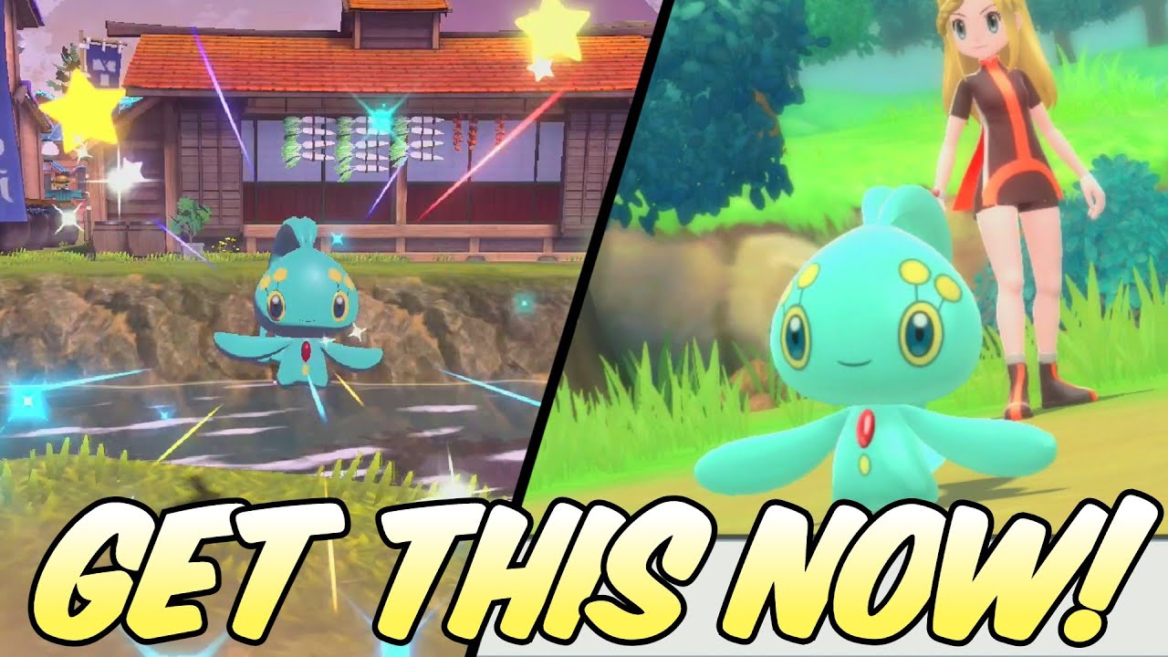 Get SHINY Manaphy in BOTH Pokemon Legends Arceus AND Pokemon Brilliant Diamond Shining Pearl