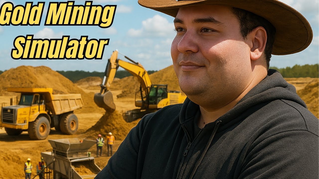Gold mining simulator #2 Conseguimos mais de 1 kilo de Ouro #pc #xbox #playstation #febredoouro