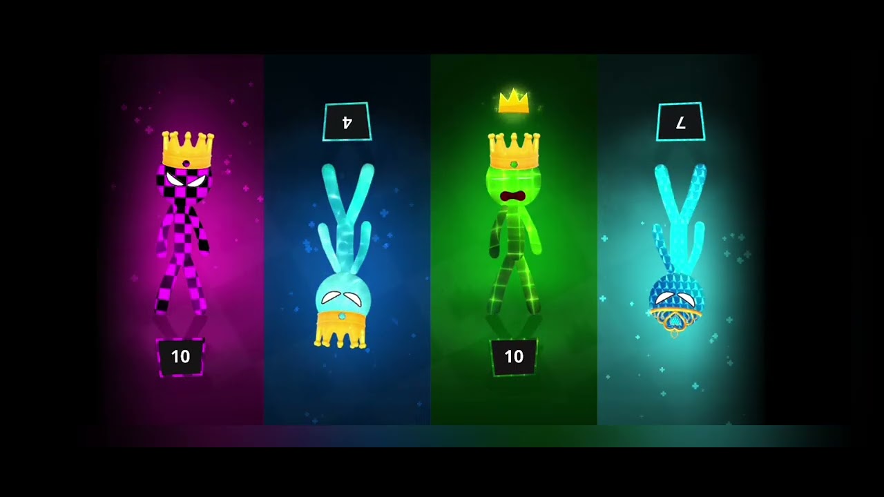 Stickman Party 1 2 3 4 Player Gameplay Tournaments #games #stickman #gaming 