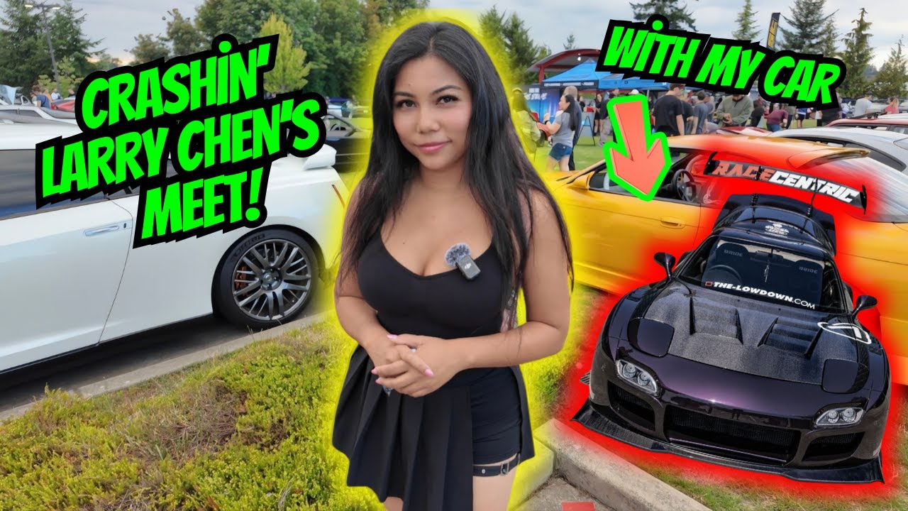Adam LZ Went Crazy at Larry Chen’s Car Meet! 🔥 My RX-7 at Type S Auto Booth!
