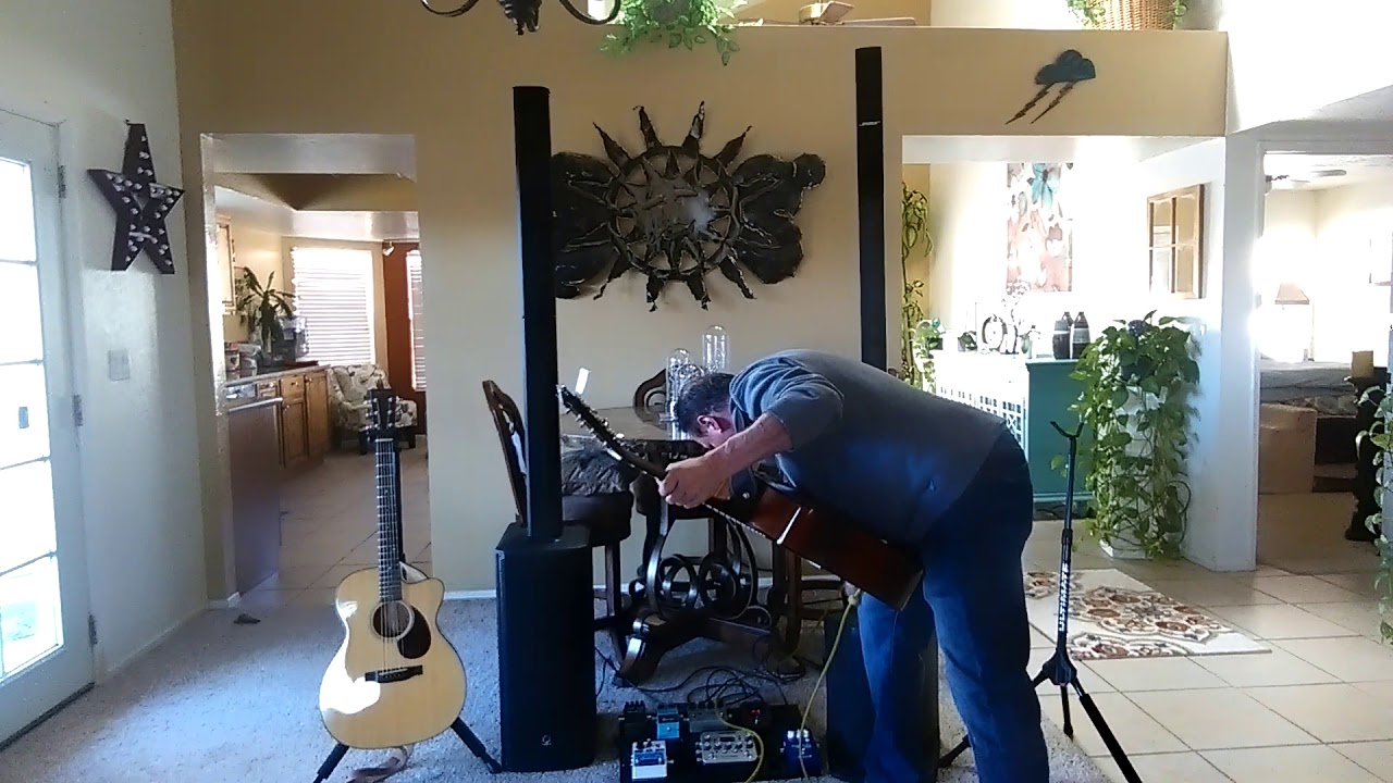 Martin D-18 Demo - Direct to Bose L1 Compact Vs Turbosound IP1000