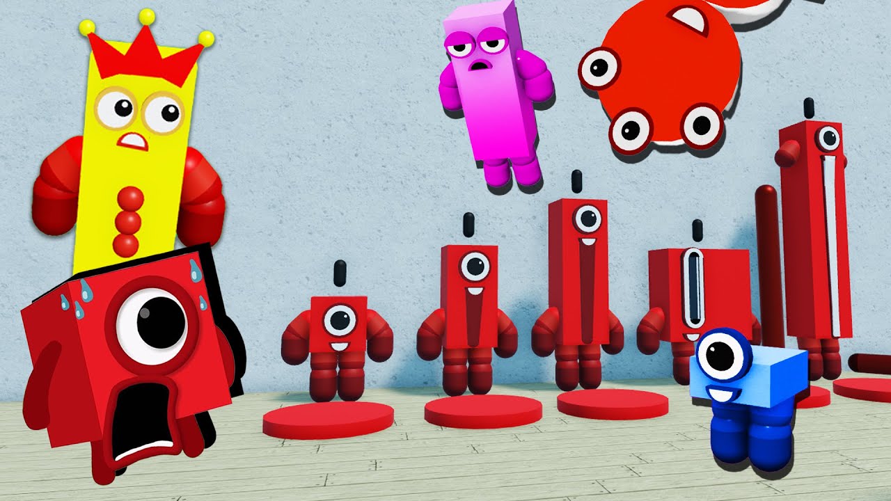 We found the STRANGEST Numberblocks MORPHS in Roblox! RP Adventure