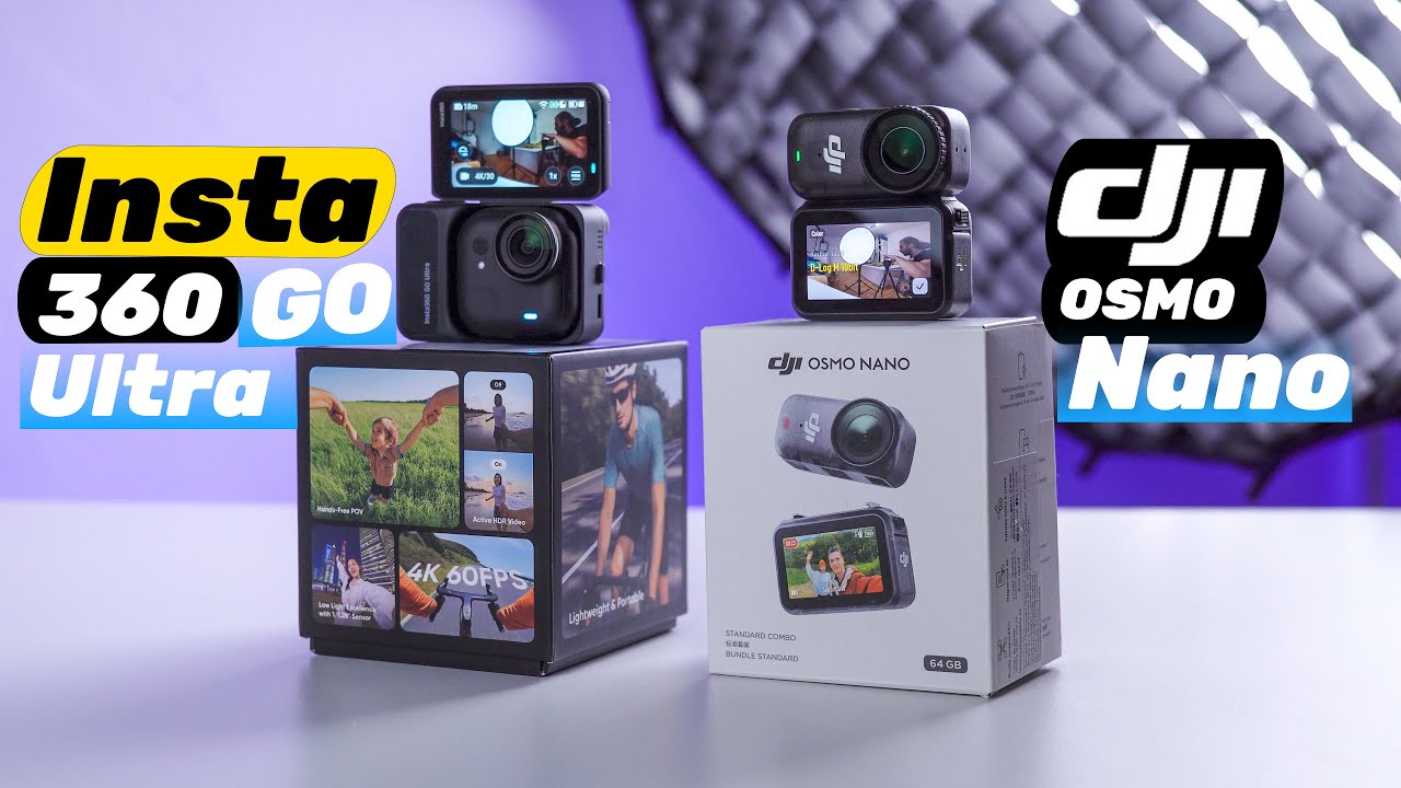 Insta360 GO Ultra vs DJI Osmo Nano – skutočný súboj mini kamier (2025)