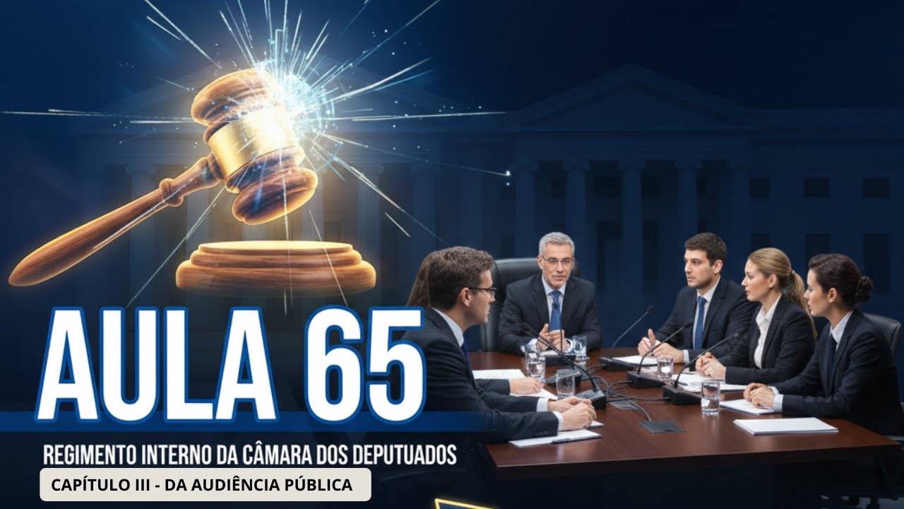 REGIMENTO INTERNO CÂMARA DOS DEPUTADOS | AULA 65: AUDIÊNCIA PÚBLICA (COMO FUNCIONA E OBJETIVOS)