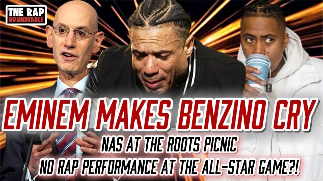 Benzino Drink Champs Reaction | Eminem Makes Benzino Cry | Nas A Headliner For Roots Picnic | Q&A