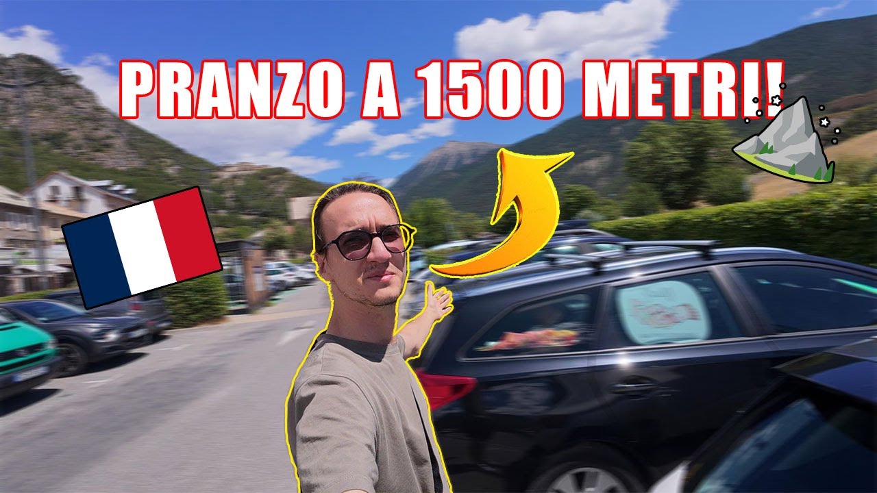 Pranzo nel paese PIÙ ALTO di FRANCIA.