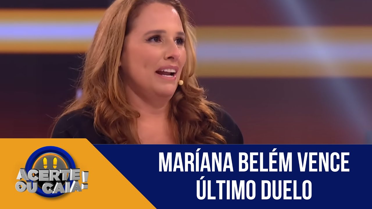 Maríana Belém vence último duelo, mas prefere não encarar o Desafio Final | 'Acerte ou Caia'