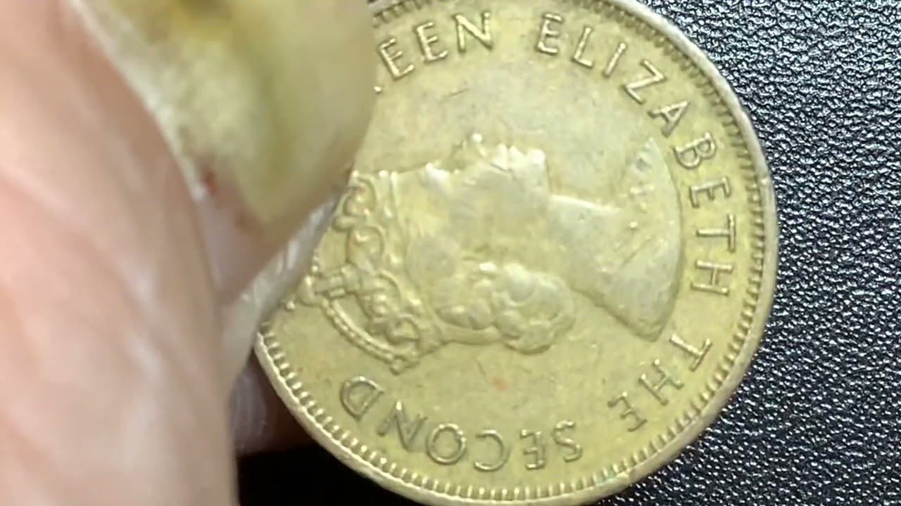 1972 Hong Kong old coin 10 cents