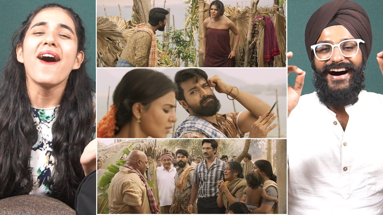 Rangasthalam Lakshmi Intro Scene Reaction | Muskan's First Time Watching | Ram Charan | Samantha