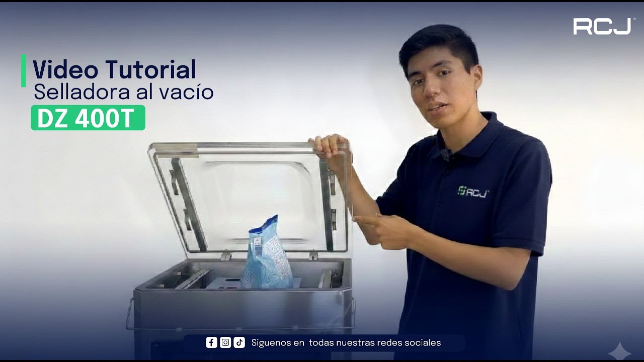 Video tutorial Selladora al vacío DZ-400T