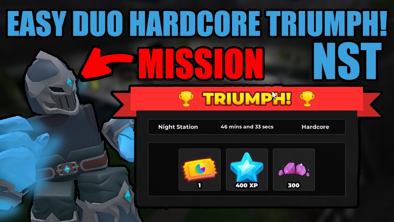 TDS Hardcore Duo Kitchen Station 2 Triumph With NST Fallen Brawler Mission | Tower Defense Simulator