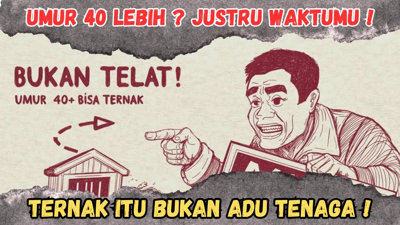 Umur 40 Lebih Baru Mau Beternak? Ini Cara Mulai yang Paling Aman Buat Pemula