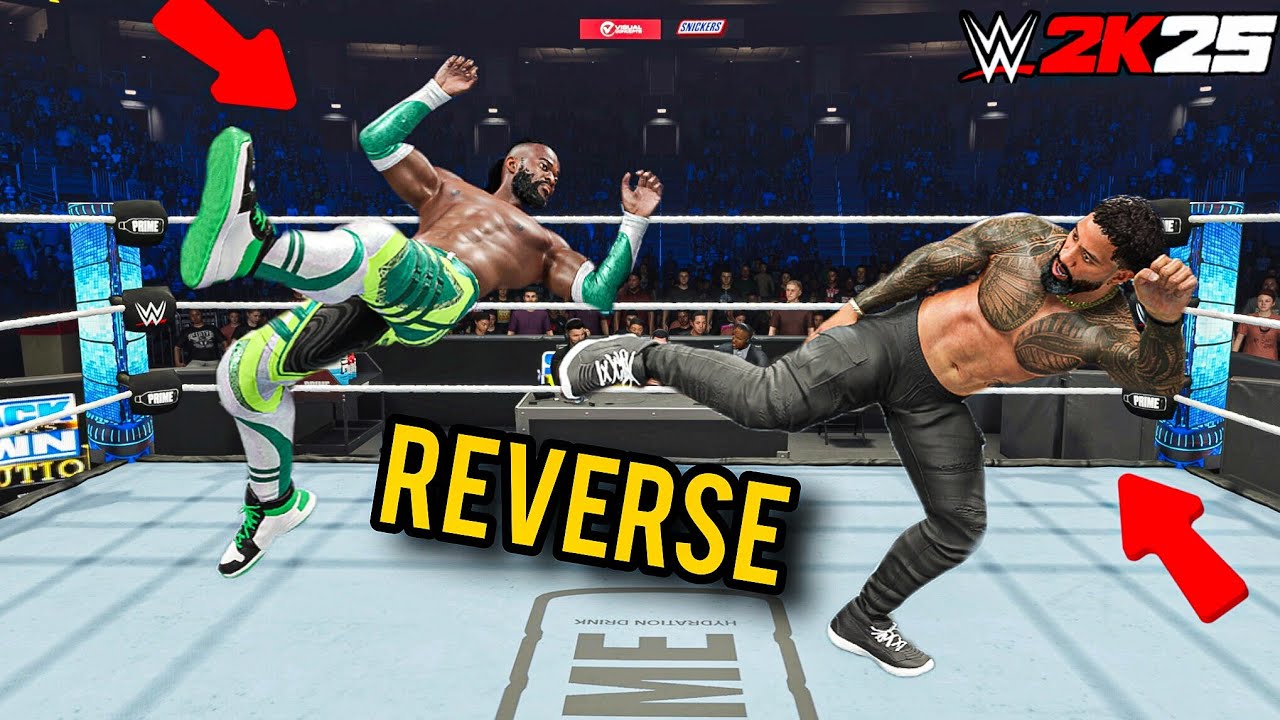 25 Best Reversals Into A Finisher In WWE 2K25 (Outta Nowhere Finishers)