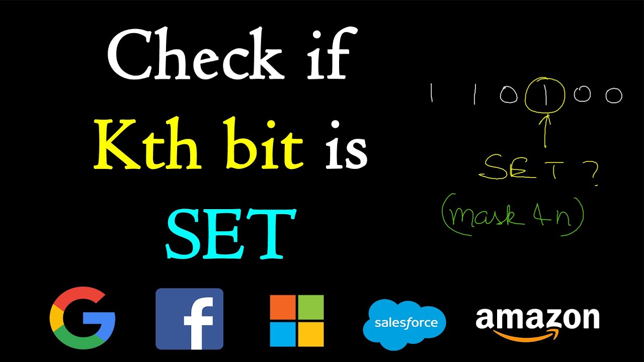 Check if Kth bit is set or not