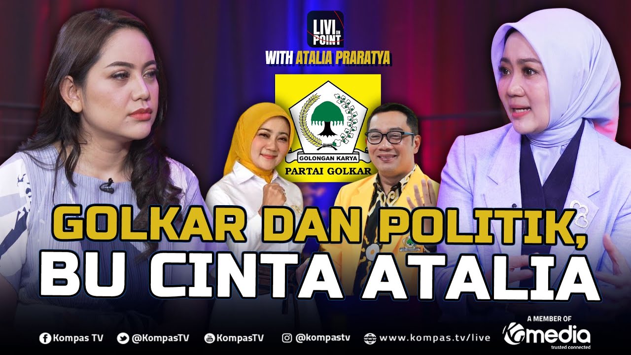 PRIVILEGE❓ Rayuan Politik Ridwan Kamil, Atalia Mantap Bacaleg Golkar | Livi On Point