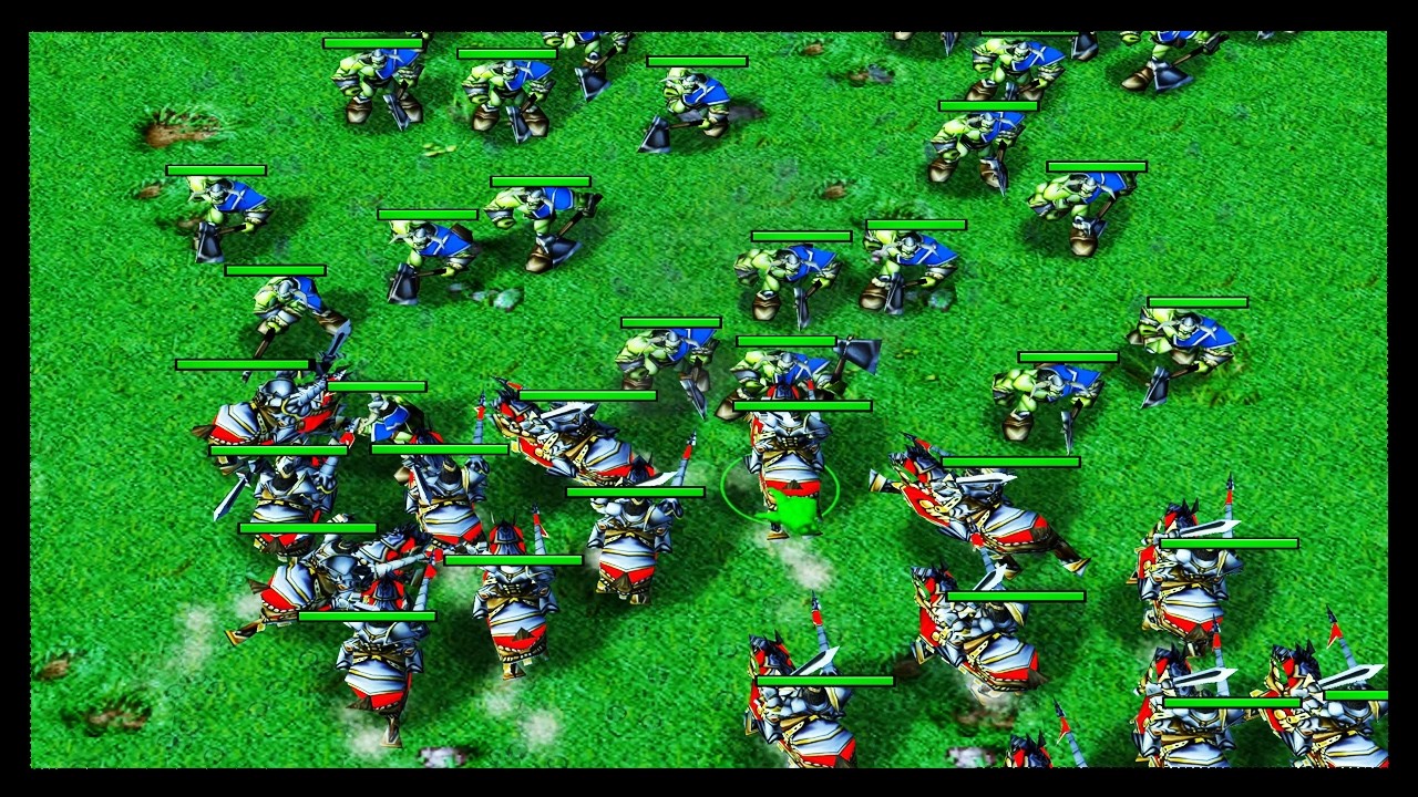 24 РЫЦАРЯ против 32 ГРАУНТОВ [WARCRAFT 3 TFT]