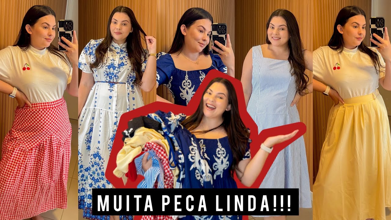 Moda evangélica/Modesta baratinha na SHOPEE  - VESTIDO DE R$ 44,00 😱 Provando as peças LOVITO
