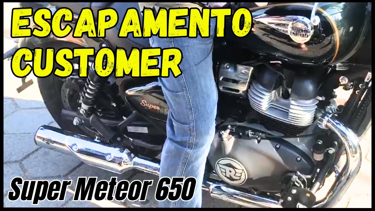 SUPER METEOR 650 | RONCO ANIMAL! do escapamento esportivo -  Racing exhaust sound