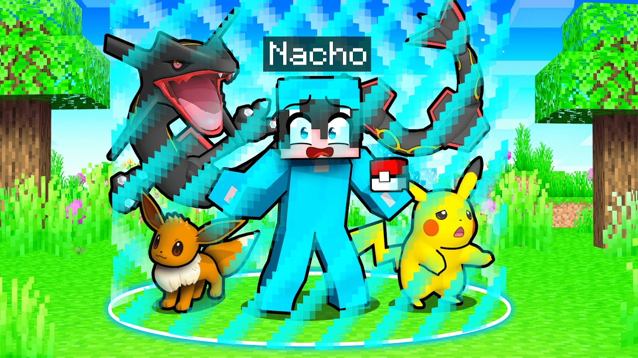 Atrapado en un SOLO CHUNK de POKEMON en Minecraft