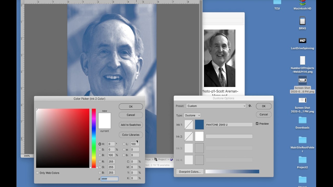 Working with Duotone (Pantone Colors in Photoshop)