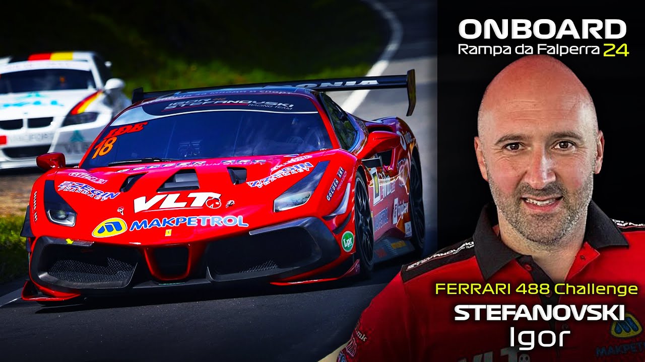 ONBOARD: Igor Stefanovski - Ferrari 488 Challenge - Hillclimb Rampa da Falperra 2024 | Race 1