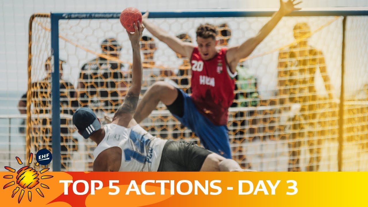 The best beach handball save ever! | Top 5 Actions | Day 3 | U18 Beach EURO