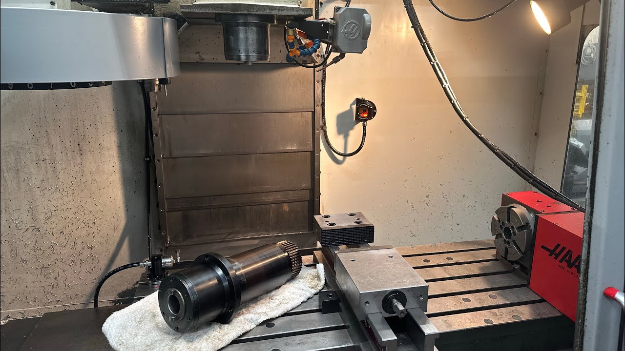 Rebuilt spindle assembly back into the Haas vf3
