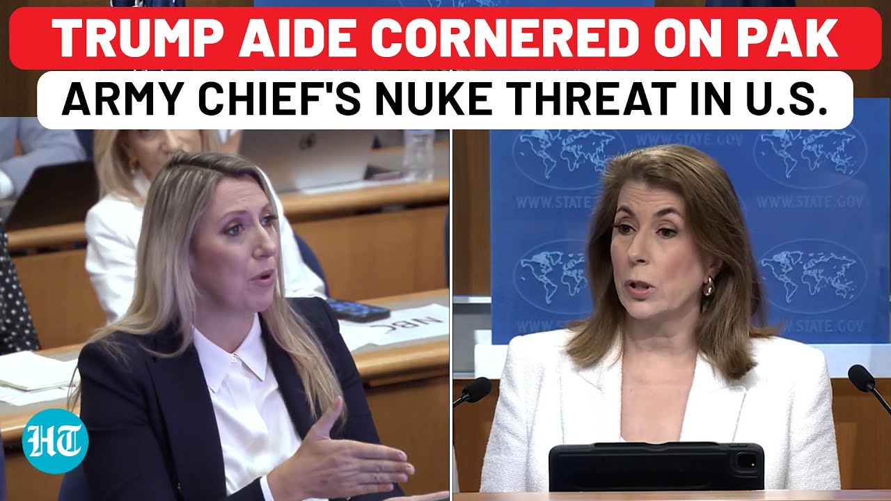 On Cam: Trump Aide Cornered Amid Pakistan Army Chief's Nuclear Threat On US Soil| India| Tariff