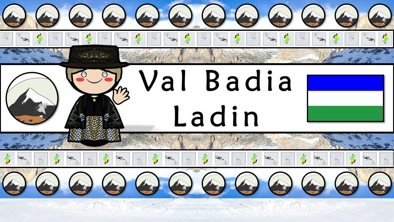 The Sound of the Val Badia Ladin language (UDHR, Numbers, Greetings, Words & The Lord's Prayer)