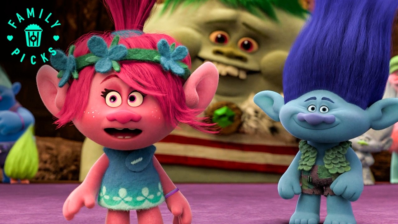 The Trolls Teach the Bergens How to Be Happy | Trolls