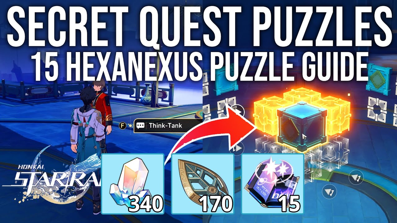 Think-Tank SECRET QUEST - 15 Hexanexus Puzzle Guide - Honkai: Star Rail