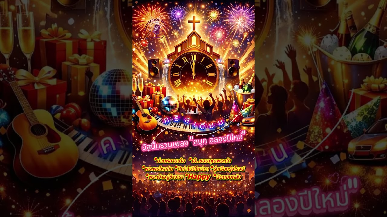 🎉 อัลบั้มรวมเพลงสนุก ฉลองปีใหม่ [คริสเตียน] Mahachol Music